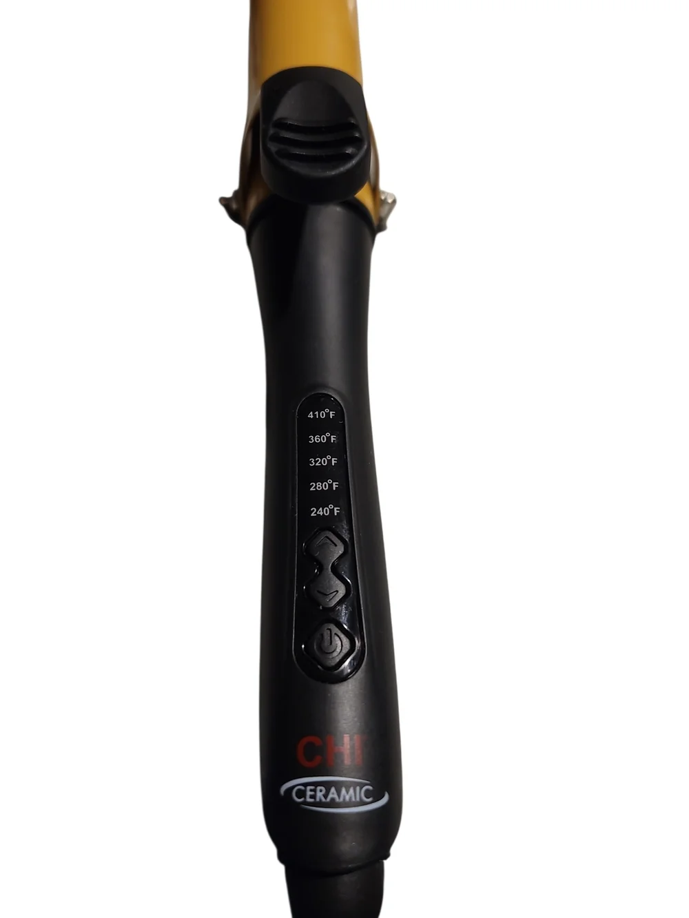 Chi 1.5-inch Ceramic Curling Iron - Yellow/Black